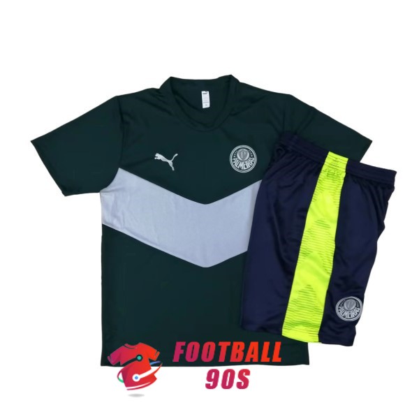 maillot palmeiras entrainement kit 2022-2023 vert fonce gris