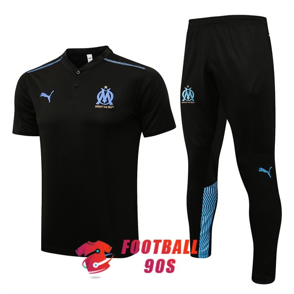 om 2022-2023 entrainement noir polo kit