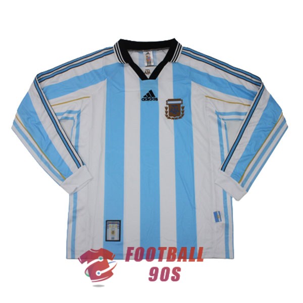 maillot argentine vintage domicile manche longue 1998-1999