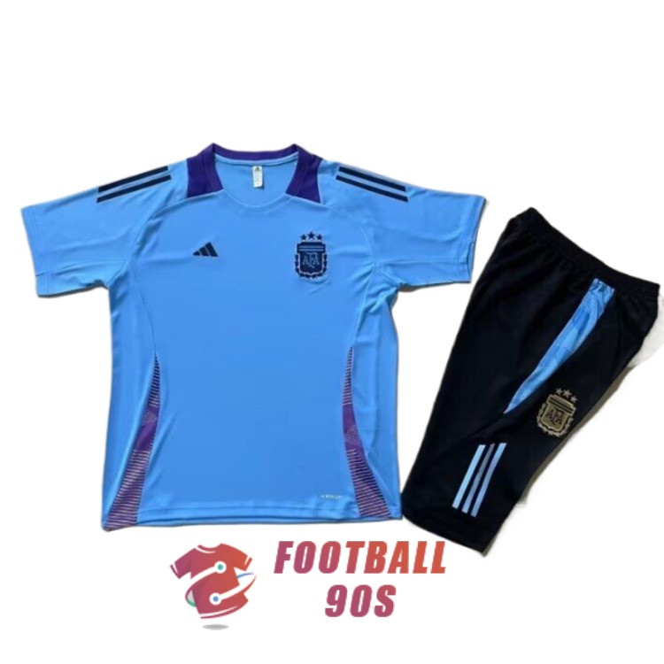 argentine 2024-2025 entrainement bleu bleu fonce polo kit