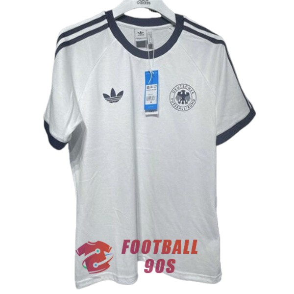 maillot allemagne edition speciale 2024-2025 ADICOLOR 3 rayure blanc