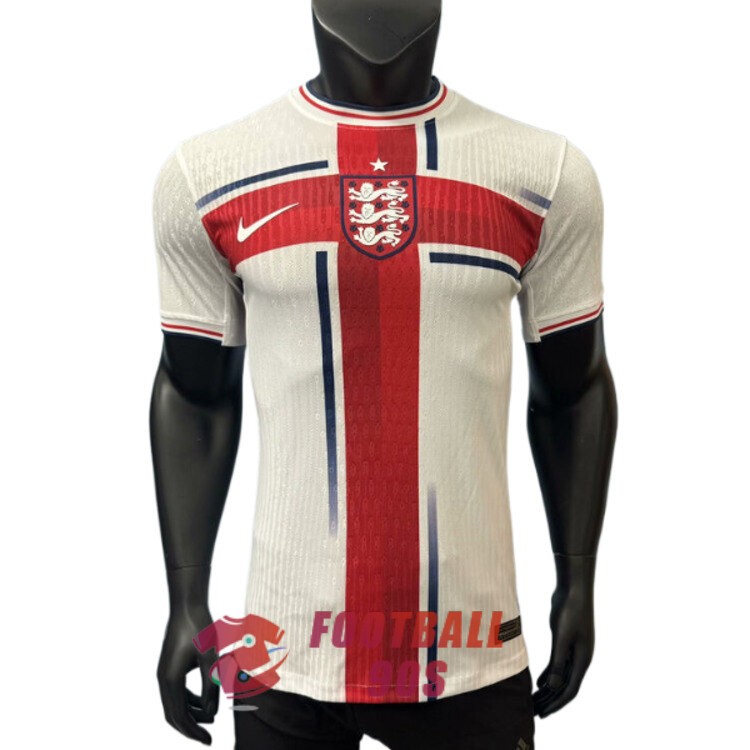 maillot angleterre edition speciale version joueur 2024-2025 blanc rouge bleu fonce