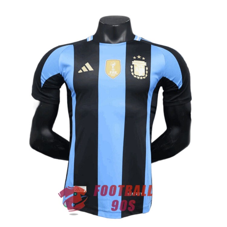 maillot argentine edition speciale version joueur 2024-2025 bleu noir