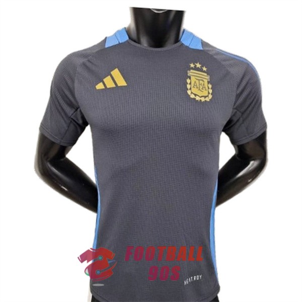 maillot argentine entrainement version joueur 2024-2025 noir bleu