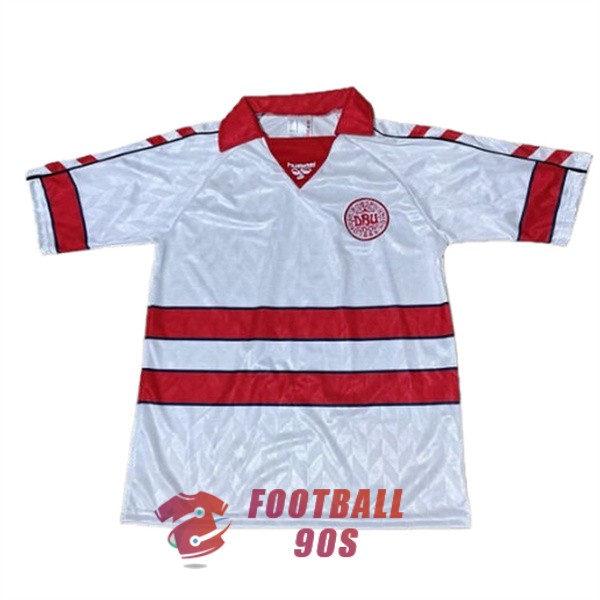 maillot danemark vintage 1988 exterieur