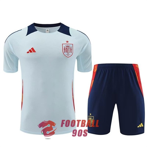 maillot espagne entrainement kit 2024-2025 gris