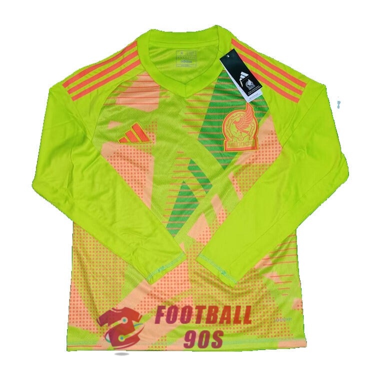 maillot mexique manche longue jaune gardien 2024-2025