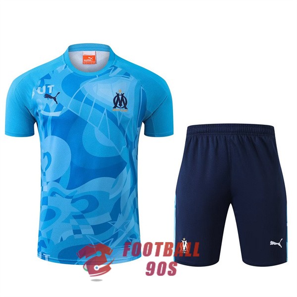 maillot om entrainement kit 2024-2025 camouflage bleu