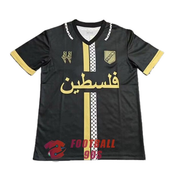 maillot palestine edition speciale 2024-2025 noir blanc or