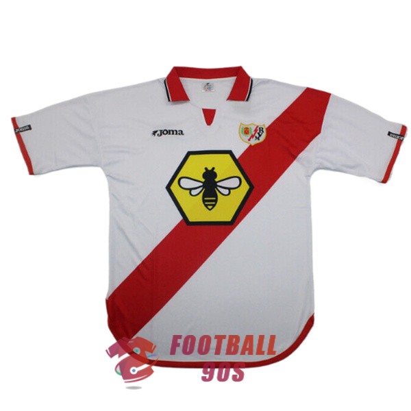 maillot rayo vallecano vintage 2001-2002 domicile