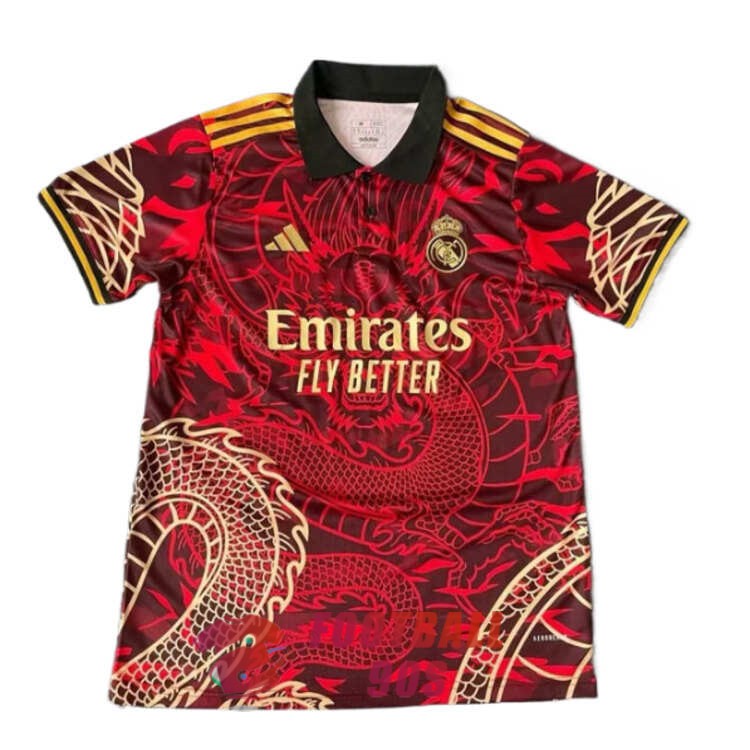 maillot real madrid edition speciale 2024-2025 dragon rouge