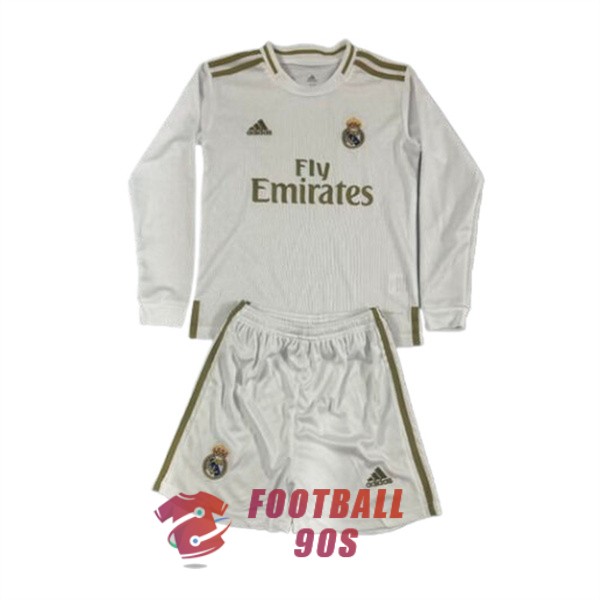 maillot real madrid enfants vintage manche longue domicile