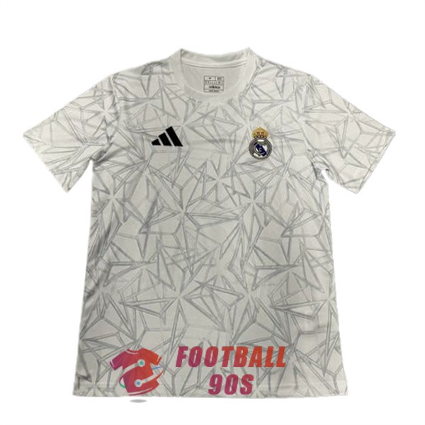 maillot real madrid entrainement 2024-2025 blanc
