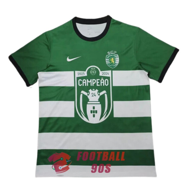 maillot sporting lisbonne edition speciale 2024-2025 campeao 2023 2024