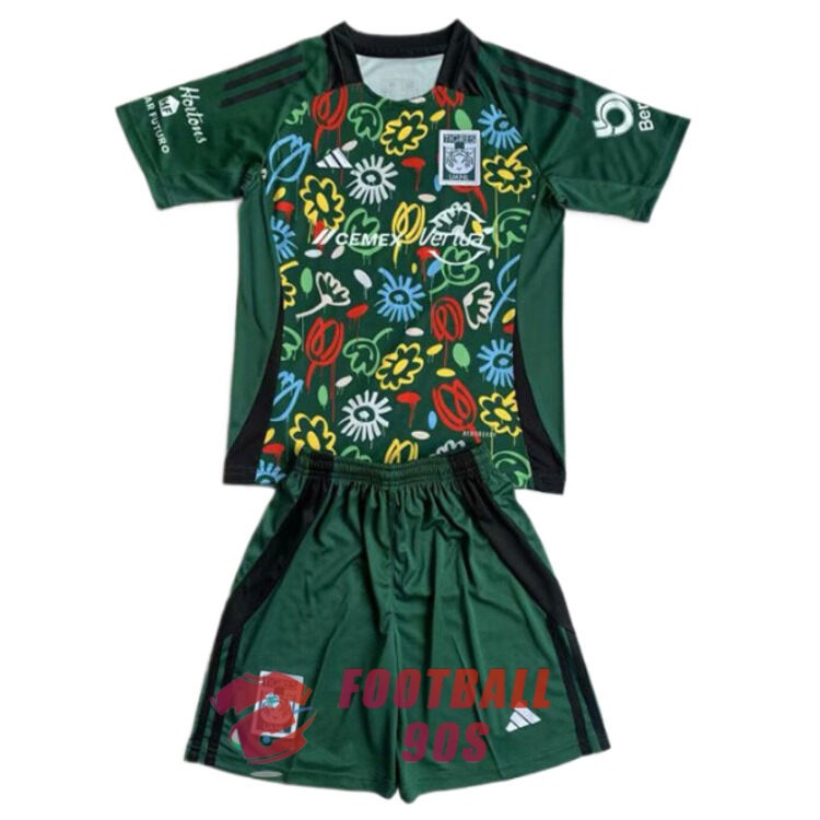 maillot tigres enfants earth day vert edition speciale 2024-2025