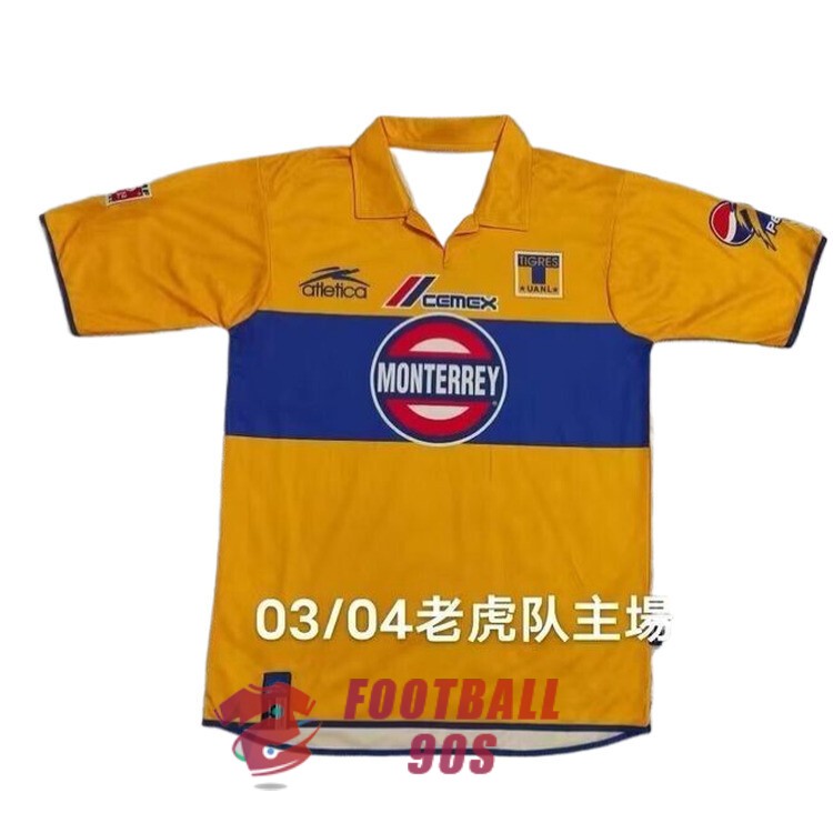 maillot tigres vintage 2003-2004 domicile