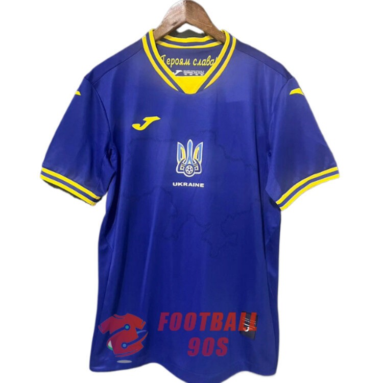 maillot ukraine vintage 2021-2022 exterieur