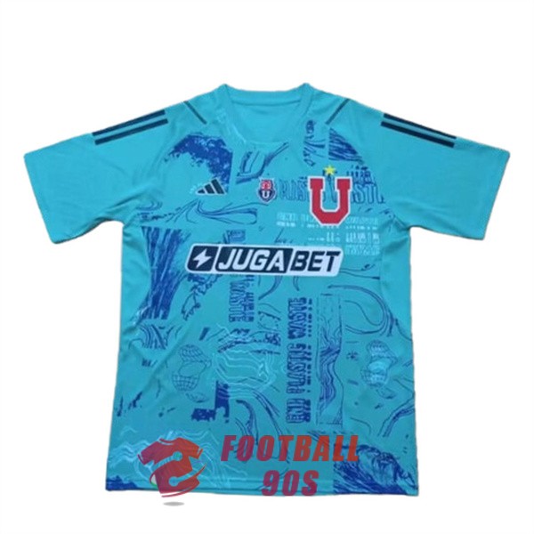maillot universidad de chile gardien 2024-2025 bleu