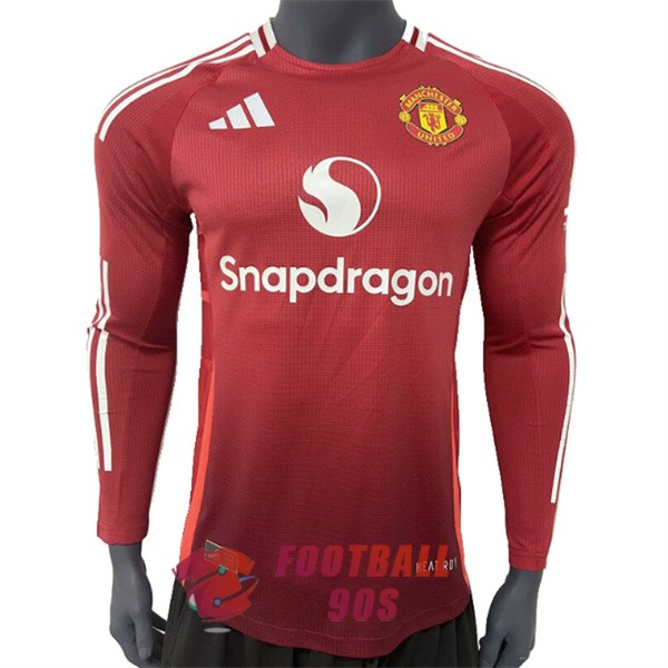 maillot manchester united manche longue 2024-2025 domicile version joueur