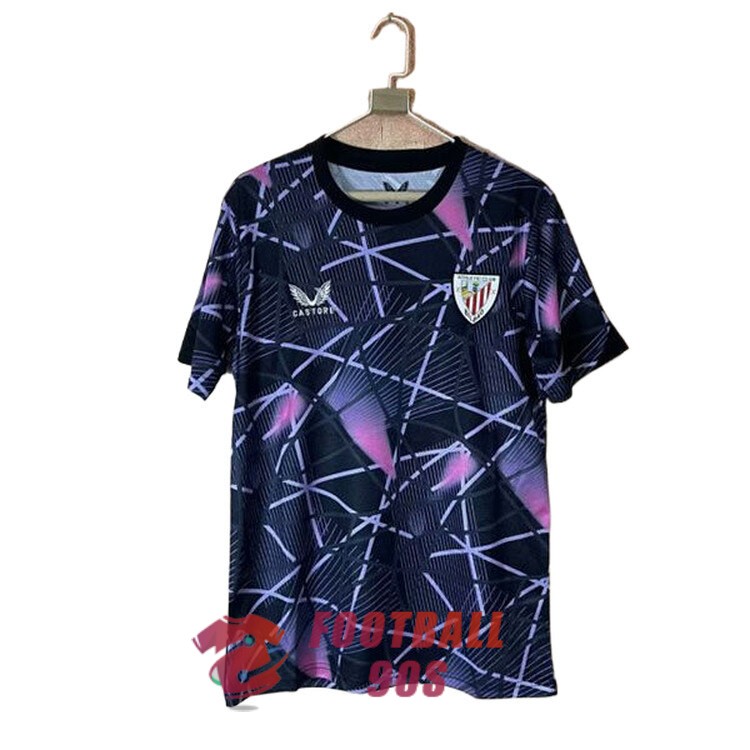 maillot athletic bilbao entrainement 2024-2025 pourpre noir