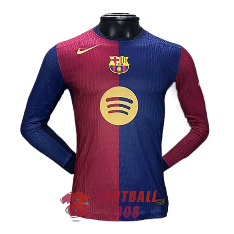 maillot barcelone manche longue 2024-2025 domicile version joueur (2)