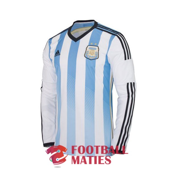 maillot argentine vintage domicile manche longue 2014