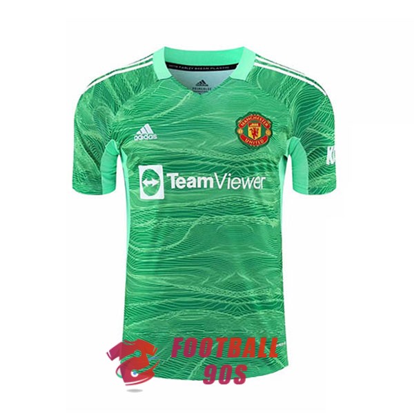 maillot manchester united gardien 2021-2022 vert