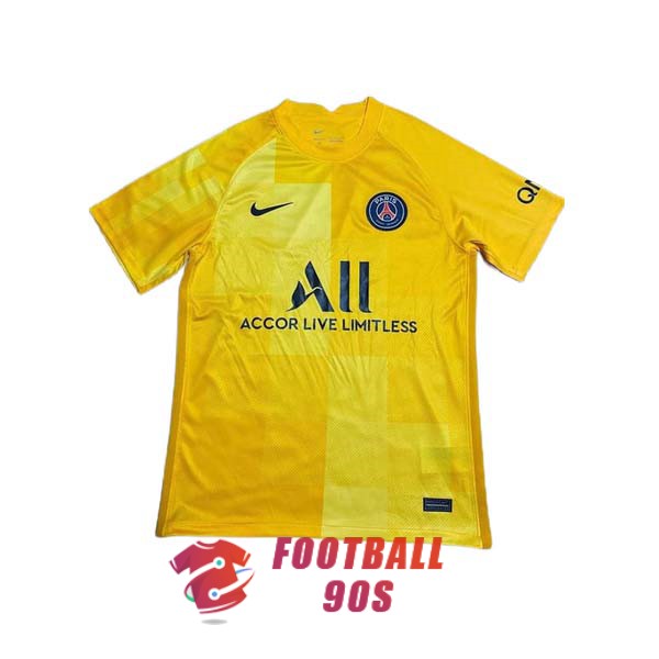 maillot psg gardien 2021-2022 jaune (1)