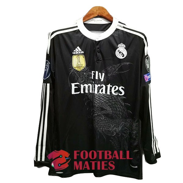 maillot real madrid vintage third manche longue 2014-2015