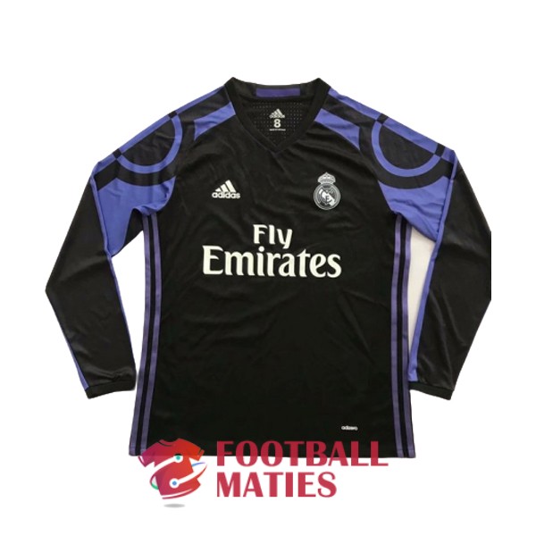 maillot real madrid vintage third manche longue 2016-2017